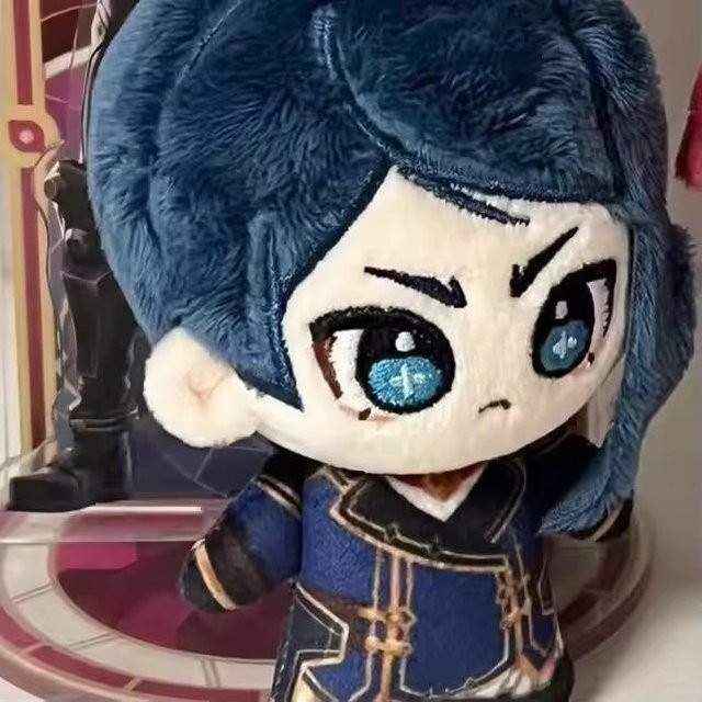 Yiran toy Arcane Vi Caitlyn Baumwoll-Plüschpuppe, Plüschtier, 10 cm, ab 14 Jahren - Bild 1