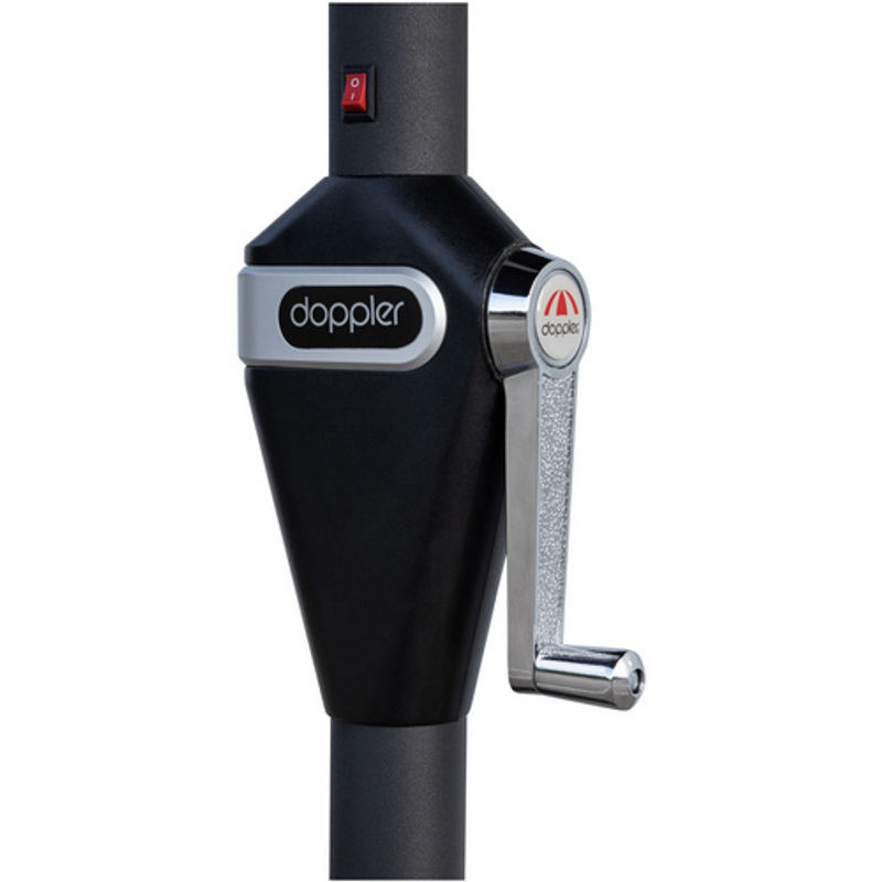 Doppler Sonnenschirm Active Auto Tilt 300 LED in Anthrazit mit Ø 300 cm - Bild 7