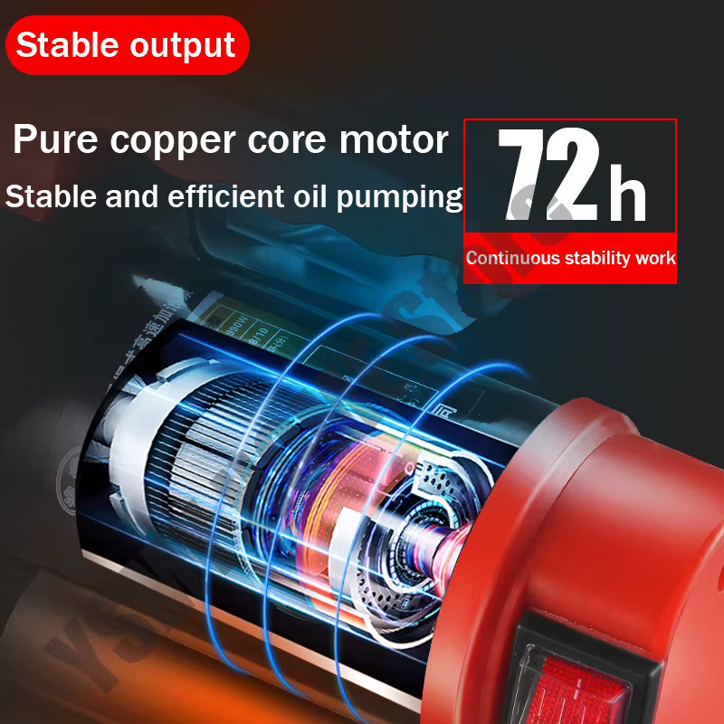 Elektrische Kraftstofftransferpumpe in Rot für Diesel und Kohleöl, 12 V/24 V/220 V, 12 GPM mit automatischem Start/Stopp - Bild 4