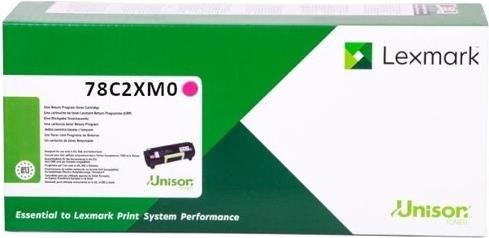 Lexmark Original Tonerpatrone Magenta 78C2XM0 für Lexmark CS421dn, CS521dn, CS622de, CX421adn, CX522ade, CX622ade, CX625ade, CX625adhe - Bild 1