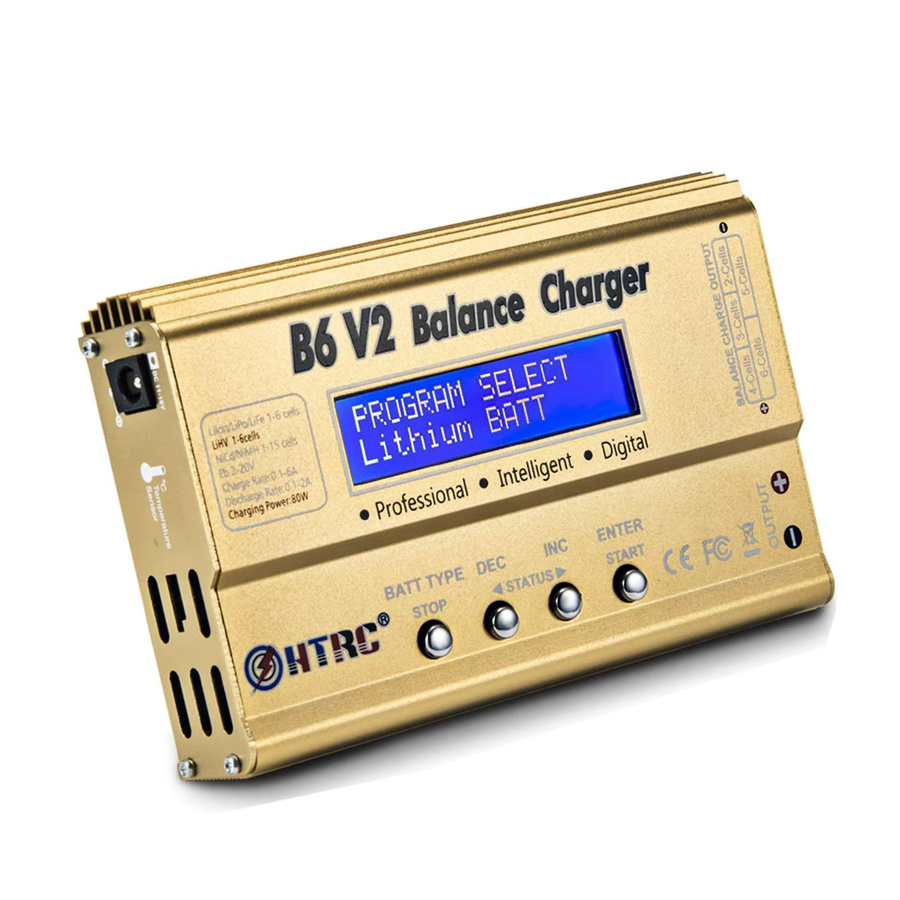 HTRC B6 V2 Digitales RC-Akku-Balance-Ladegerät und -Entlader, Metall, CE-gekennzeichnet - Bild 4