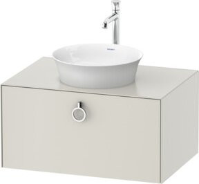 Duravit Waschtischunterschrank ohne Aufsatz White Tulip in Nordweiß matt, B/T/H: 80 x 55 x 40,8 cm - Bild 1