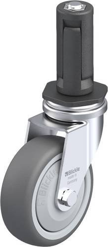 Blickle LRA-PATH 75KF-ER03 Lenkrolle in Grau mit 75 mm Rad-Durchmesser und 75 kg Tragfähigkeit - Bild 1