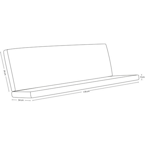 Hollywoodschaukelauflage Trend von ANGERER FREIZEITMÖBEL, bunt gestreift, B/L: 180 x 54 cm - Bild 2