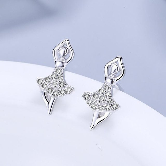 Ohrringe Lucky Star Jewelry, 925 Silber, Diamant, Damen - Bild 1