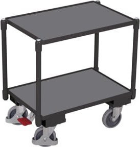 VarioFit Euro-System-Roller mit 2 Ladeflächen und 10mm Rand in Anthrazit - Bild 1