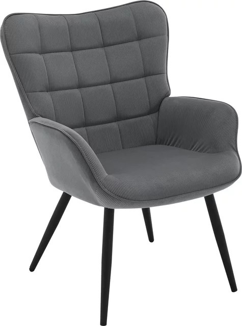 WOLTU Moderner Wingback-Sessel in Beige, Gepolsterter Lounge-Sessel mit Armlehnen für dein Wohnzimmer - Bild 1