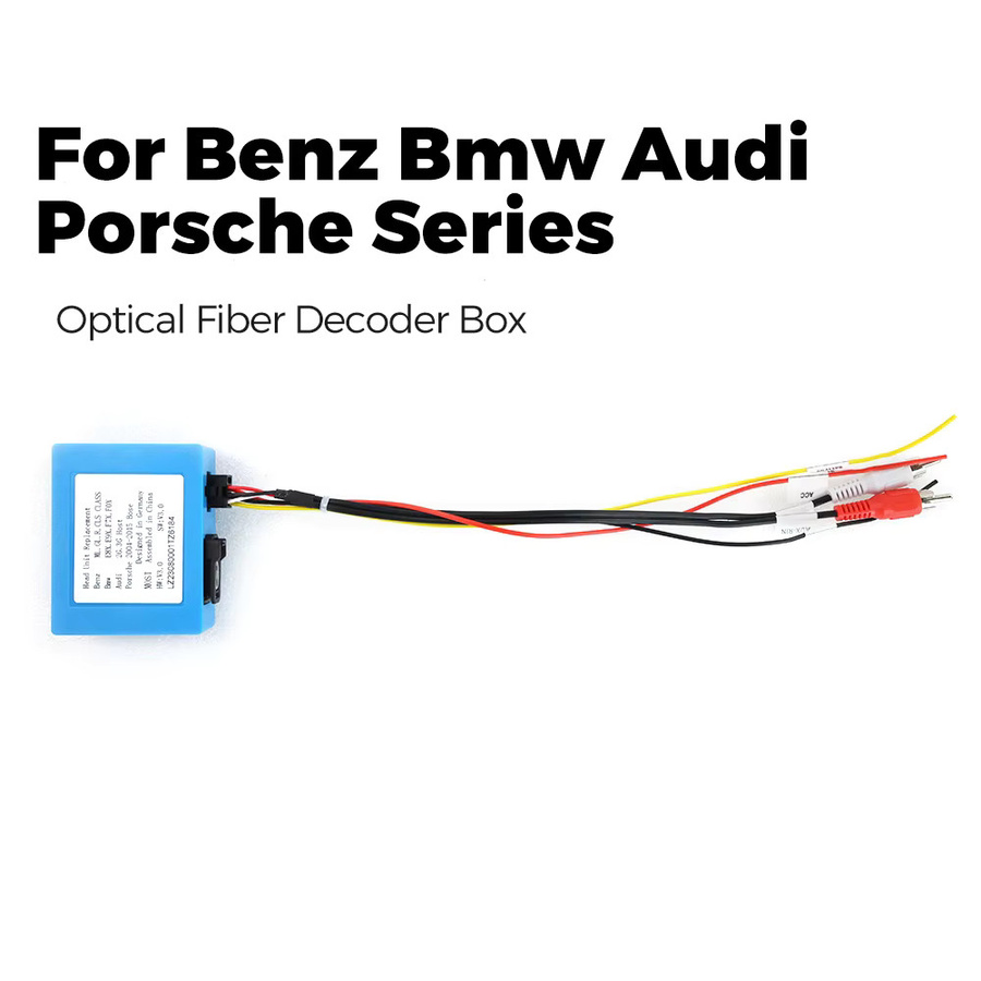 Bose Glasfaser Audiosystem Decodierung Box für Porsche Cayenne und Mercedes Benz ML GLR SLK W164 W251 in Blau - Bild 2