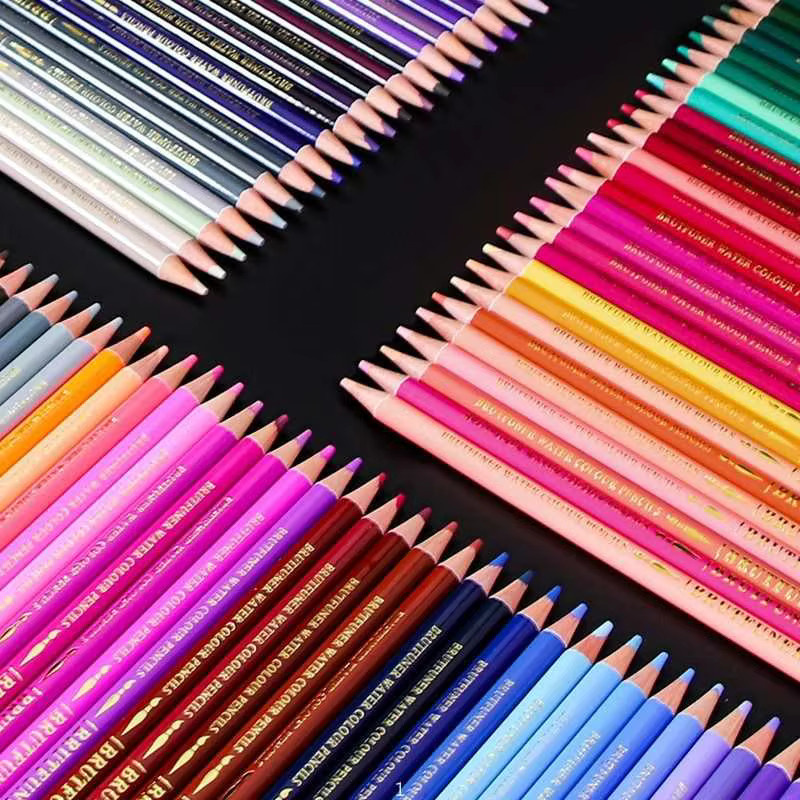 Brutfuner Wasserlösliche Buntstifte in Multicolor für Kunstzeichnungen - Bild 2