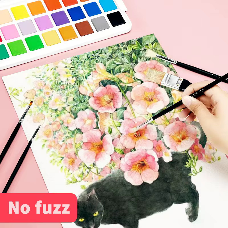 Tonpei Aquarellpapier A4, 50 Blatt, weiß, grobe Struktur, 160 g/m² - Bild 2