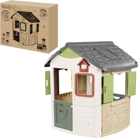 Smoby Spielhaus Jura Lodge aus Kunststoff in Bunt für Kinder ab 2 Jahren, B/H/T: 99,1 x 121,5 x 123 cm - Bild 2