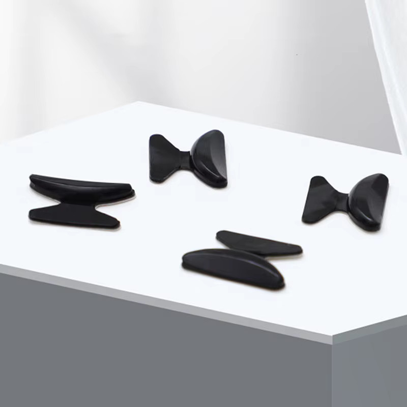 Nasenpads Silikon, 5 Paar, schwarz, weiß - Bild 3