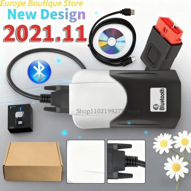 NUOYING Bluetooth OBD2 Diagnosegerät für Auto und LKW mit TNESF DELPHIS ORPDC Unterstützung - Bild 1
