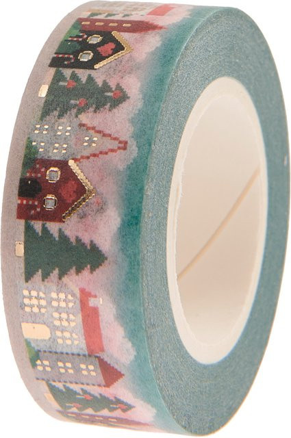 Rico Design Paper Poetry Washi Tape Put a Bow on It Häuser Multicolor - Bild 1