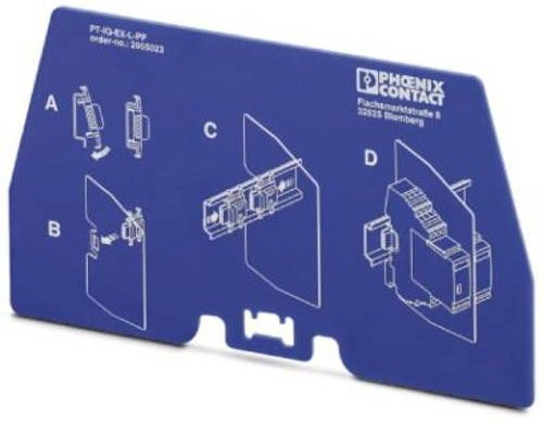 Phoenix Contact PT-IQ-EX-L-PP 2905023 Tragschienen-Busverbinder in Blau - Bild 1