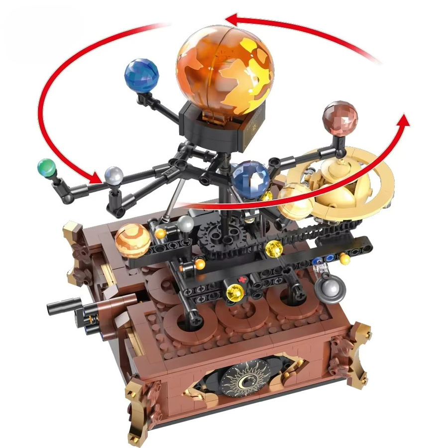 FUNXINEE Weltraum-Sonnensystem-Modell, Baustein-Set, 697 Teile, ab 8 Jahren - Bild 2