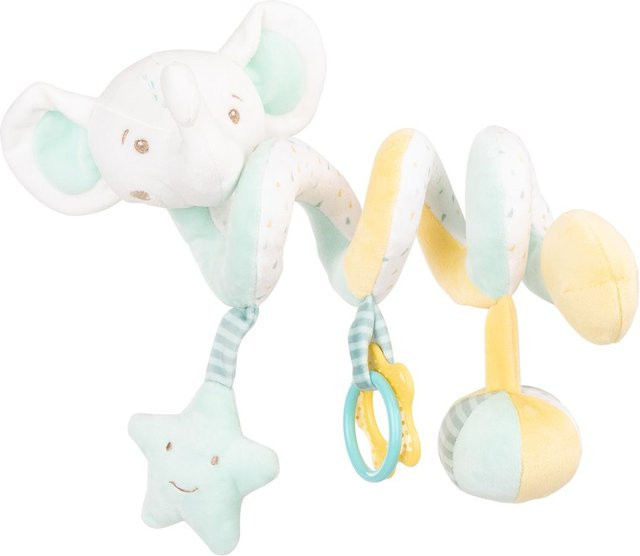 Kikkaboo Stoffspielzeug Activity-Spirale Tierform Beißring Greifling gelb ab Geburt - Bild 1