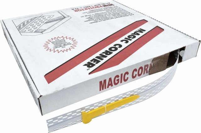 Protektor Magic Corner Bewegungsfugenprofil aus PVC in Weiß für den Trockenbau, 75 mm Breite - Bild 1