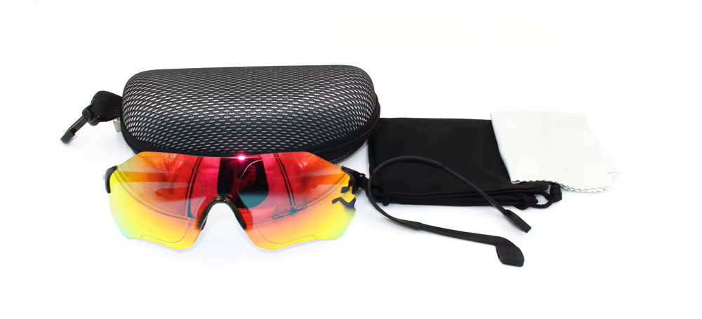 RBworld Sportsonnenbrille, Herren, TR90, rot, polarisiert - Bild 2