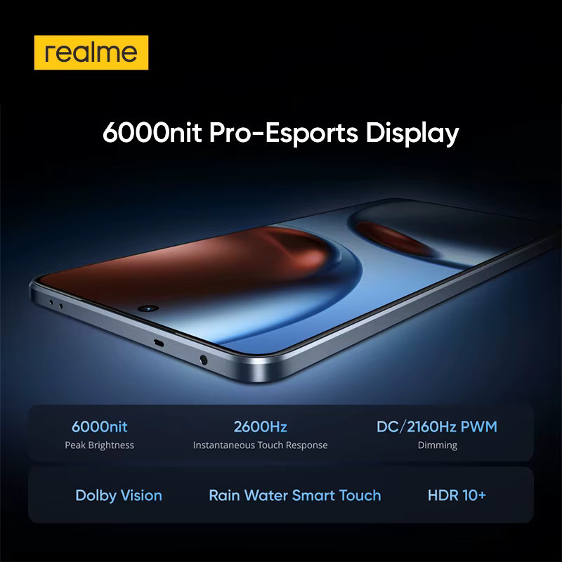 Realme GT 7 5G Smartphone in Blau mit Dimensity 9400e Chipsatz, 6,78 Zoll 120 Hz 1,5 K AMOLED-Display, 7000 mAh Akku, 120 W Ladung und 50 MP Sony Kamera - Bild 4