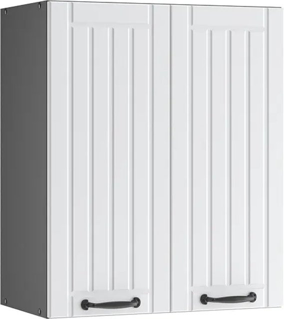 Vicco Hängeschrank Fame-Line Küchenschrank in Landhausoptik, Weiß/Anthrazit, Breite: 60 cm - Bild 1