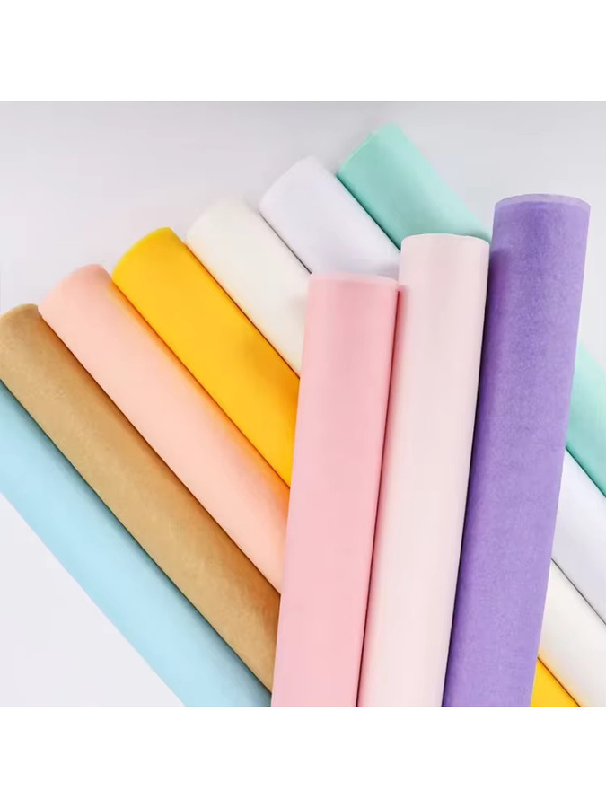 40er Set Seidenpapier in Pink und Multicolour für Geschenkverpackungen und Dekorationen, B: 50 cm, B: 70 cm - Bild 1