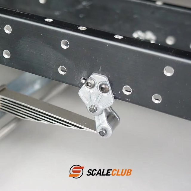 SCALECLUB RC Truck Vorderachse Hebeösen Aufhängungssatz, 1:14, Zubehör, Metall - Bild 1