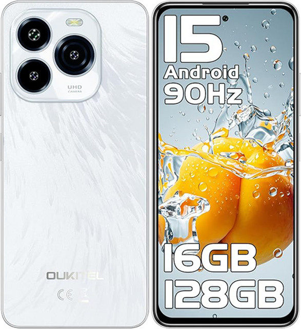OUKITEL C65 Smartphone mit Android 15, 6,7 Zoll Display, 16GB RAM, 128GB ROM, 4G LTE, 5150mAh Akku, Grün - Bild 1