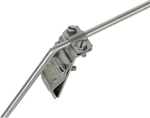 DEHN Klemme 338009 DRK ZS 7.10 W13.25 aus Edelstahl in Silber - Bild 1