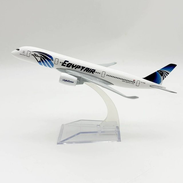 ZOCO Ägyptische Airways A350 Flugzeug, Diecast, Metall, 16cm - Bild 1