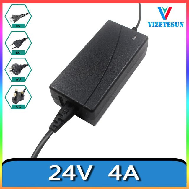 Netzteil für Wasserspender mit LED LCD Display, 24V 4A 4000MA, DC 5,5 x 2,1 mm, Schwarz - Bild 1