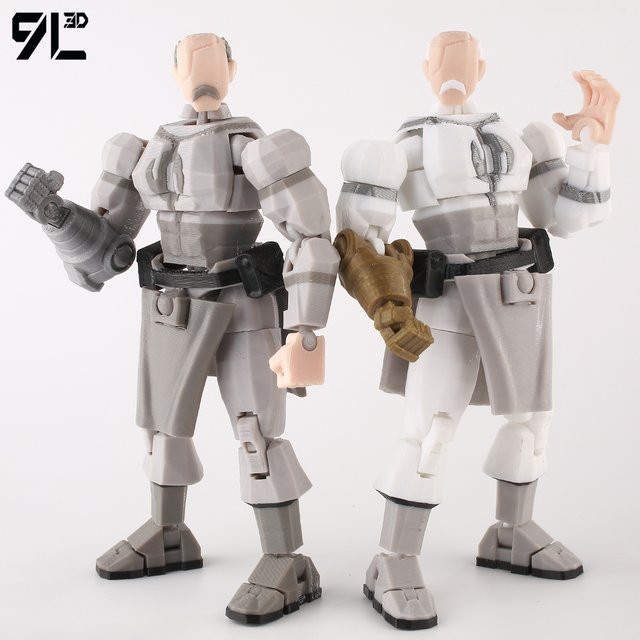 9L3D Dummy13 Lucky13 Conquest Actionfigur, Roboter, Grau - Bild 1