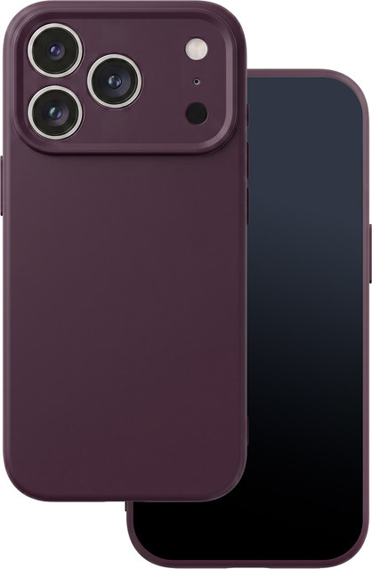 Apple Silikon Hülle für iPhone 18 Pro und iPhone 17 Pro in Weinrot und Lila - Bild 1