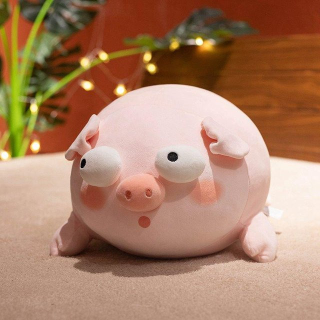 Binchi Keji Travel Kawaii Squishy Schwein, ausgestopfte Puppe, Plüsch, rosa, ab 12 Jahre - Bild 1