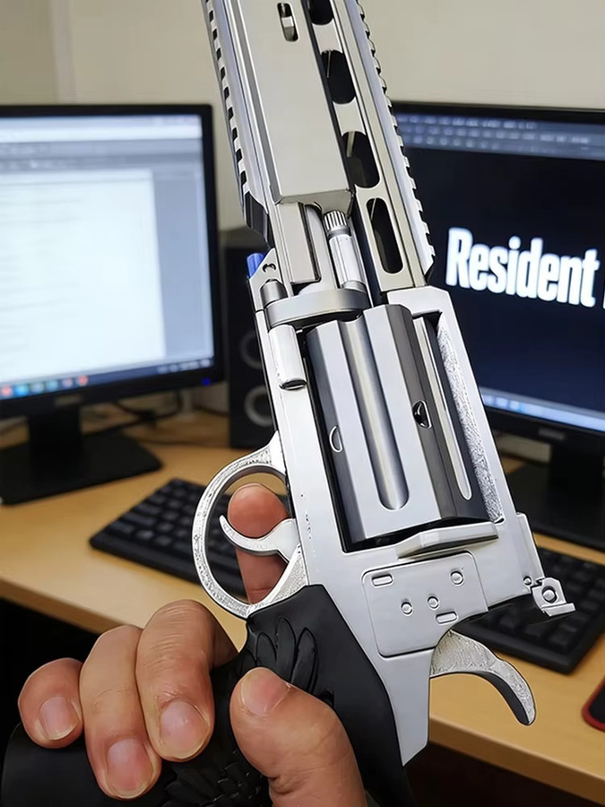 Bandai Resident Evil Leon Revolver Figur, Spiel-Zubehör, Grau - Bild 7