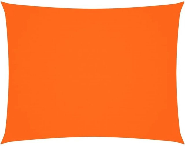 Furnicato Sonnensegel aus Oxford-Gewebe rechteckig in Orange, Breite: 6 m, Tiefe: 5 m - Bild 1
