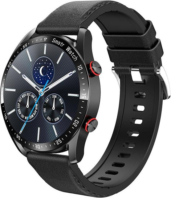 Zodvboz Smart Watch 2024 mit EKG und PPG, Bluetooth Telefonanruf, Herzfrequenz- und Blutdrucküberwachung sowie Sportnachrichtenerinnerung, Schwarz - Bild 1