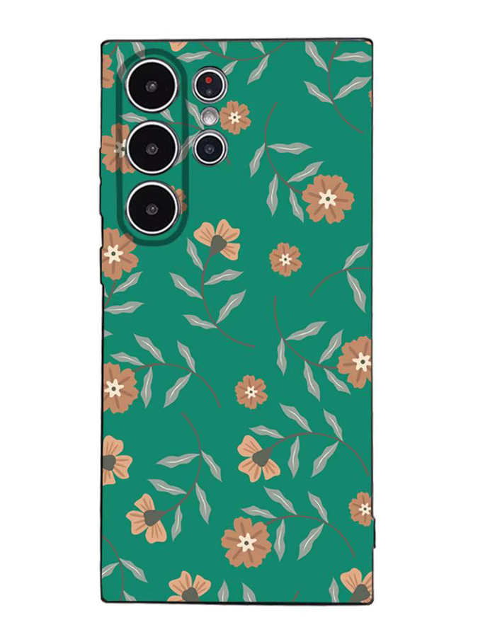 Samsung Galaxy S25 S24 S23 S22 S21 S20 Ultra Plus Schutzhülle mit Koreanischem Blumenmuster Matt Soft Cover Funda - Bild 5