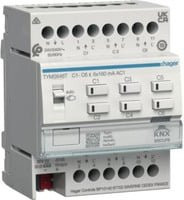 Hager Heizungsaktor TYMS646T sechsfach KNX Secure in Weiß, 24 Volt bis 230 Volt - Bild 1