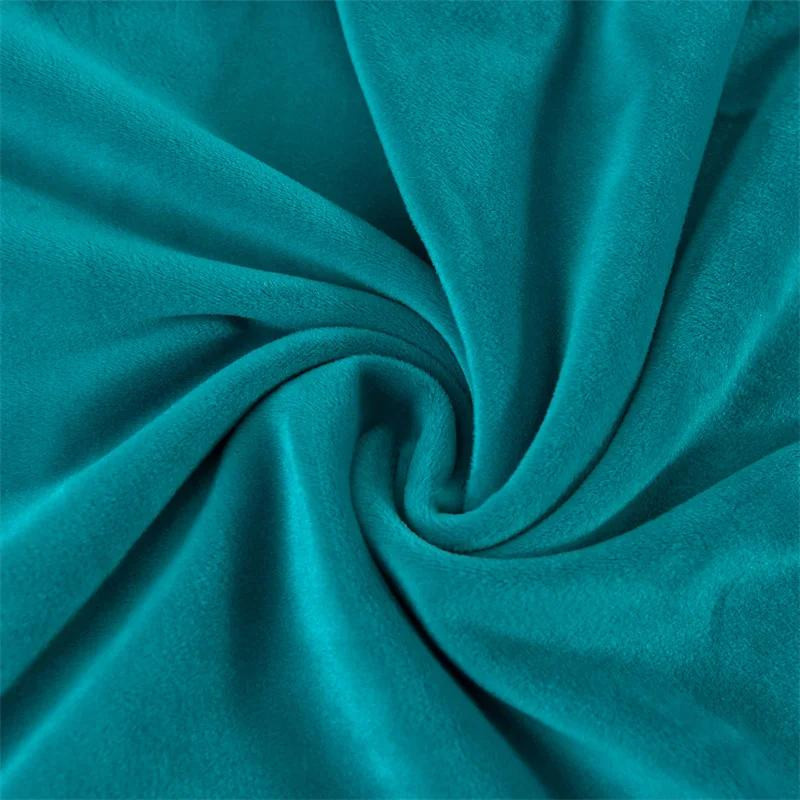 Weiche Samt Esszimmerstuhlbezüge aus elastischem Polyester mit Entenschnabel-Design für Zuhause und Hotel - Bild 2
