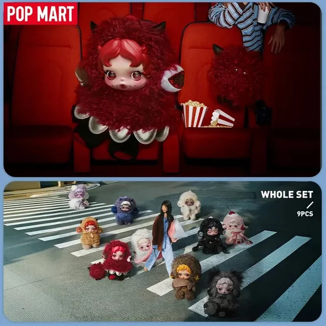 POP MART SKULLPANDA You Found Me! Serie, Plüsch Puppe Anhänger, Blind Box - Bild 1