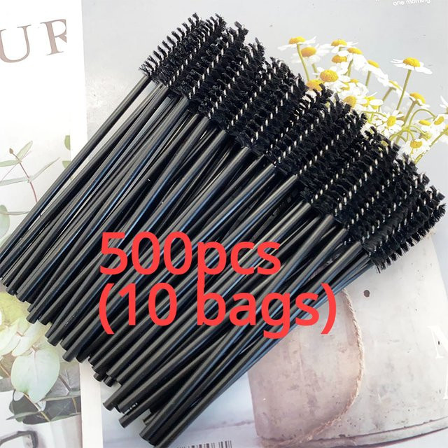 ZANSE Wimpernbürsten Applikator, 500 Stück, Unisex - Bild 1