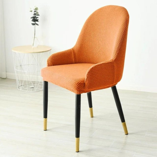 Yiran Furniture Stuhlbezug für Ohrensessel und Küchenstühle in Orange - Bild 1