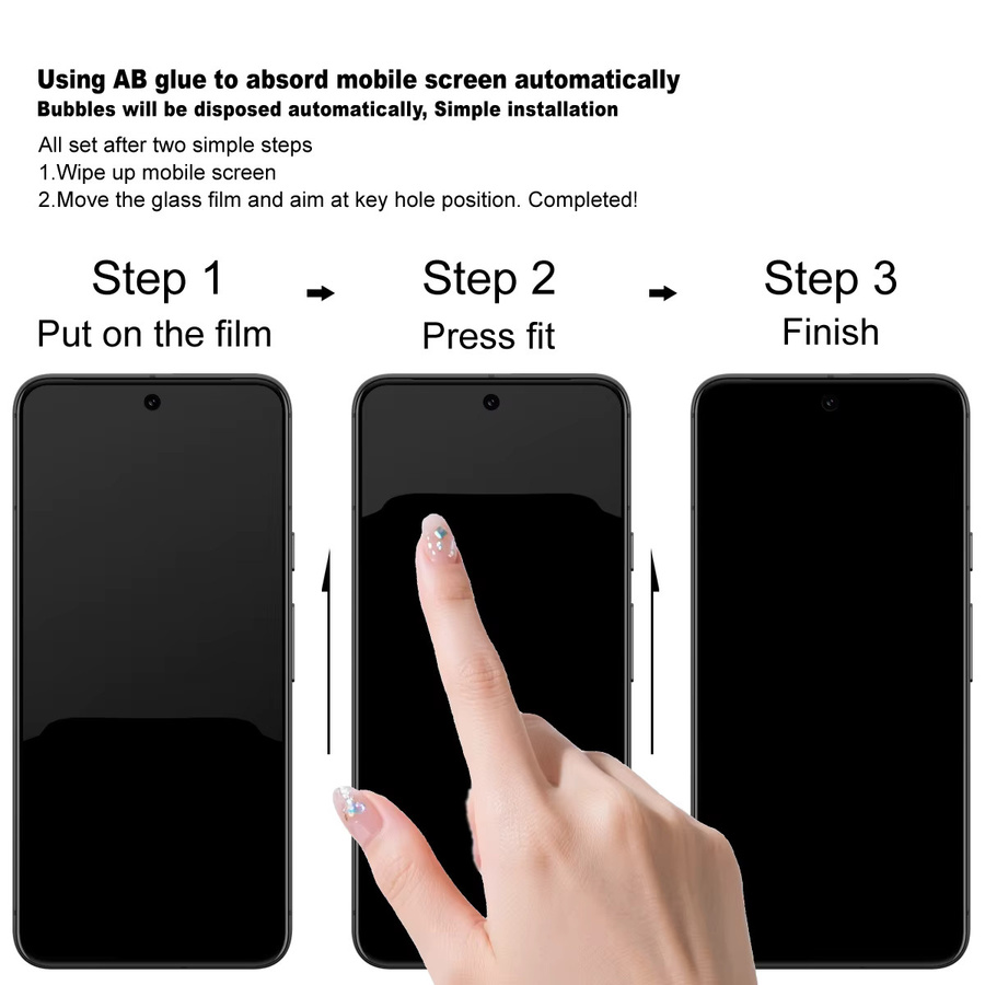 IMAK Displayschutzfolie aus gehärtetem Glas für Apple iPhone Ultra Fold, transparent - Bild 3