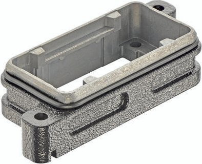 HARTING Anbaugehäuse 09 40 006 0392 09400060392 aus Aluminium in Grau - Bild 1