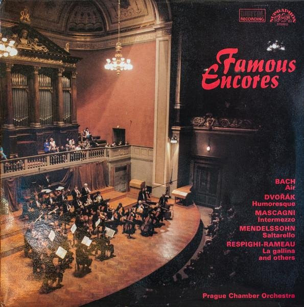 Supraphon LP Schallplatte Prager Kammerorchester Berühmte Zugaben Tschechoslowakische Klassik - Bild 1