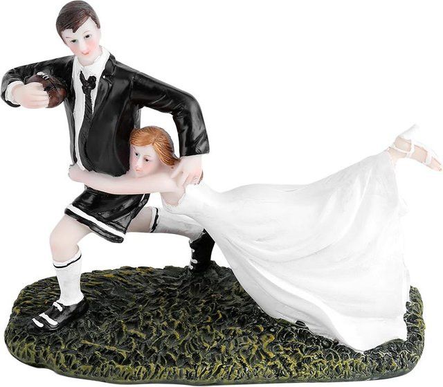 mfySpace Tanzendes Brautpaar aus Harz als Hochzeitstorte Topper Dekoration - Bild 1