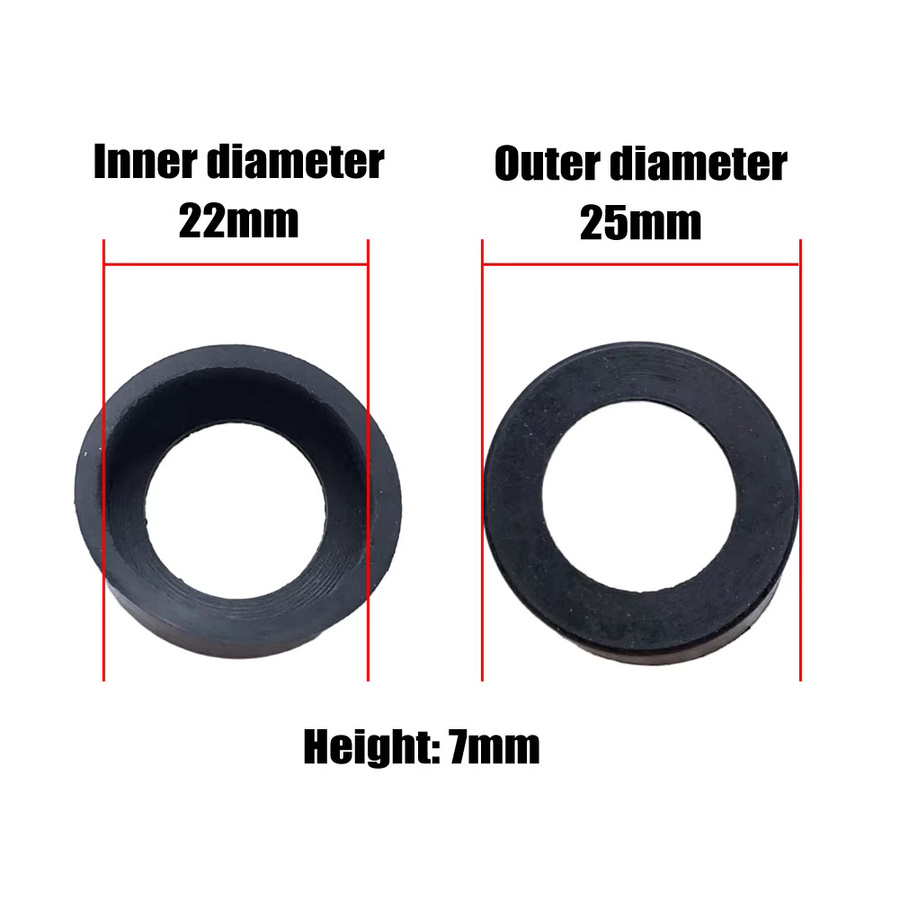 Vibratite 10er Set Gummihülsen für 608 Winkelschleifer und elektrische Hammer als Werkzeugzubehör - Bild 5