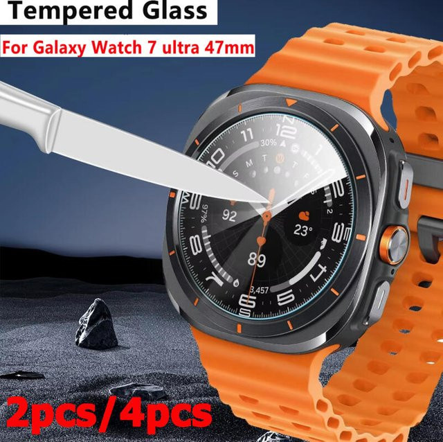 Samsung Bildschirmschutz für Galaxy Watch 7 Ultra, 47 mm, transparent - Bild 1