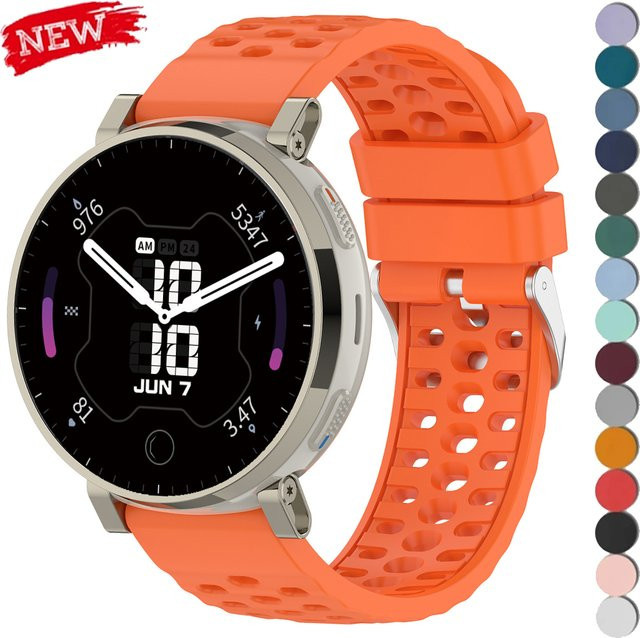 CAOWTAN Uhrenarmband Silikon, 20 mm, Modern - Bild 1